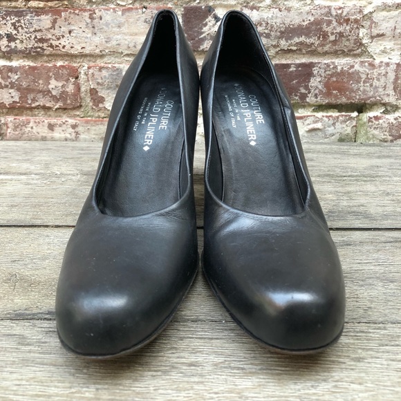 DONALD J. PLINER COUTURE Cruz black pump HEELS 10 - Picture 2 of 6
